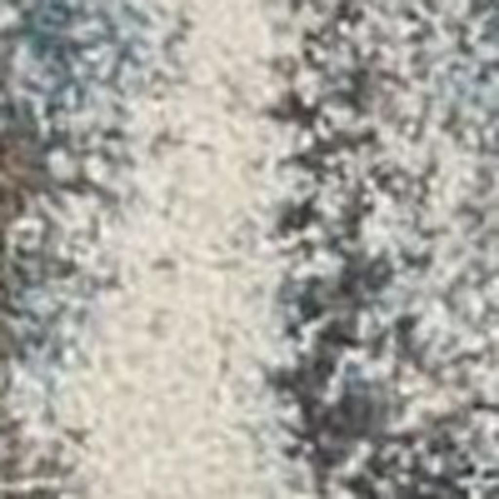 7' X 10' Teal Blue And White Abstract Distressed Area Rug