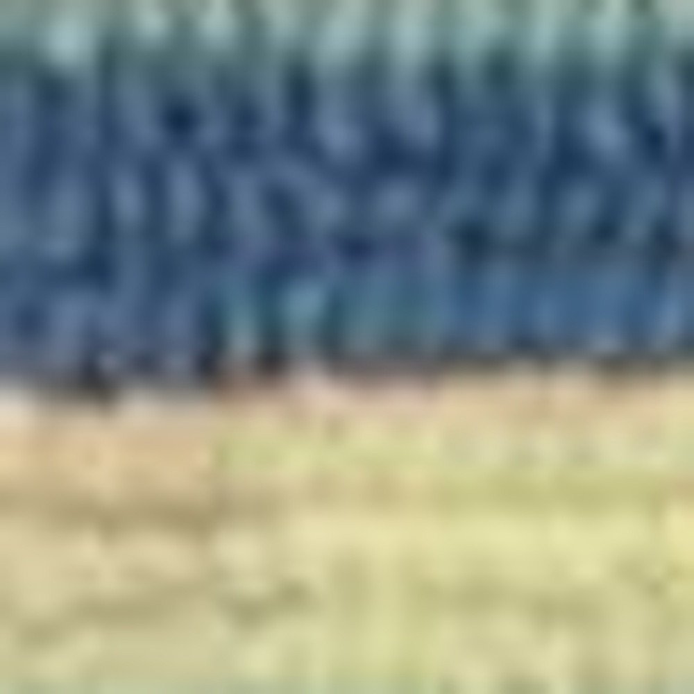 3' X 5' Blue Striped Handmade Indoor Outdoor Area Rug