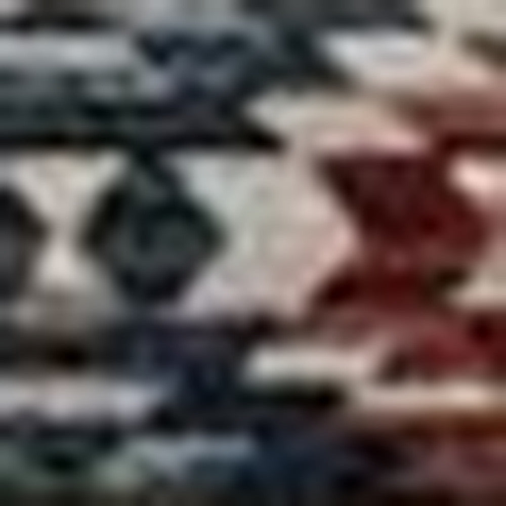 5' X 8' Ivory Green And Red Abstract Area Rug