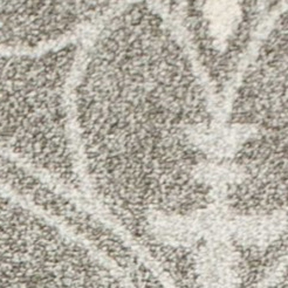 2' X 4' Gray Moroccan Indoor Outdoor Area Rug