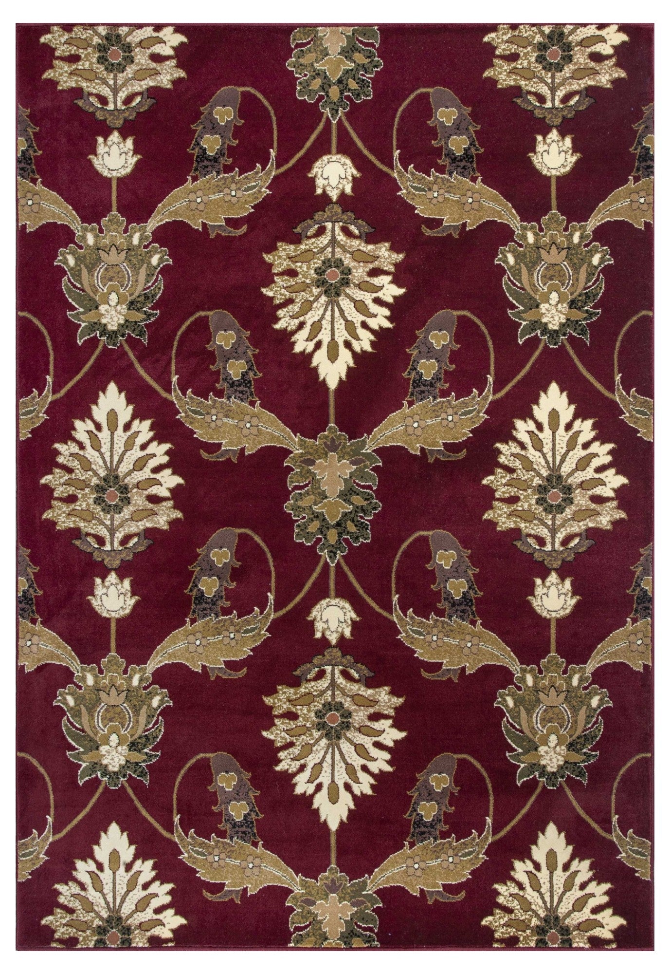 3' X 5' Red Area Rug