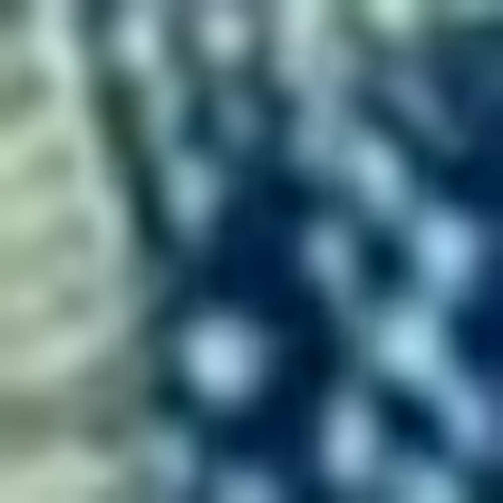 3' X 5' Blue And Green Abstract Indoor Outdoor Area Rug