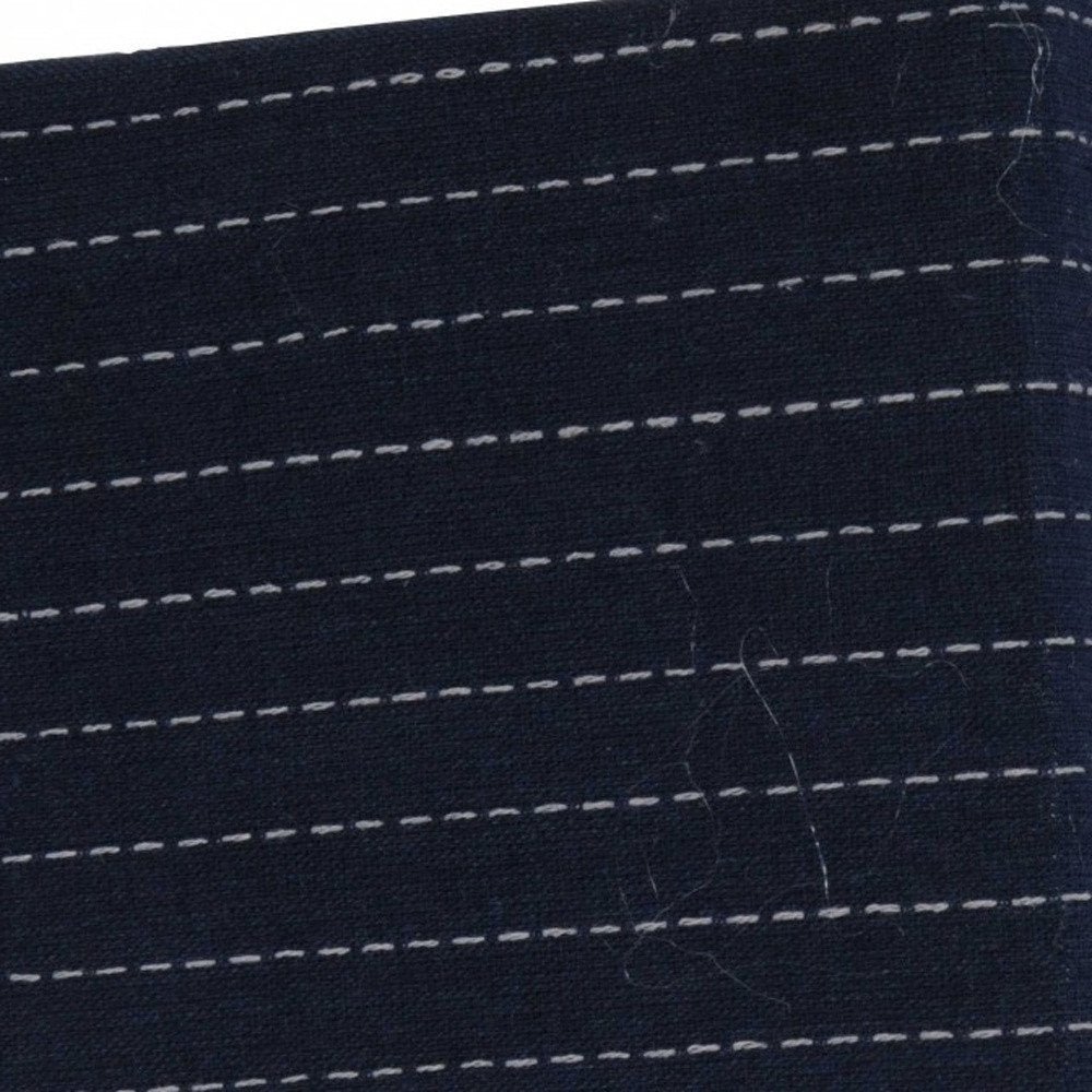 12" X 12.5" X 9.5" White Blue Foldable Fabric Basket Set Of 3