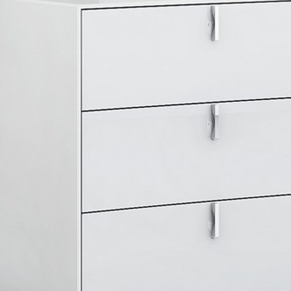 62" X 19" X 30" White Dresser