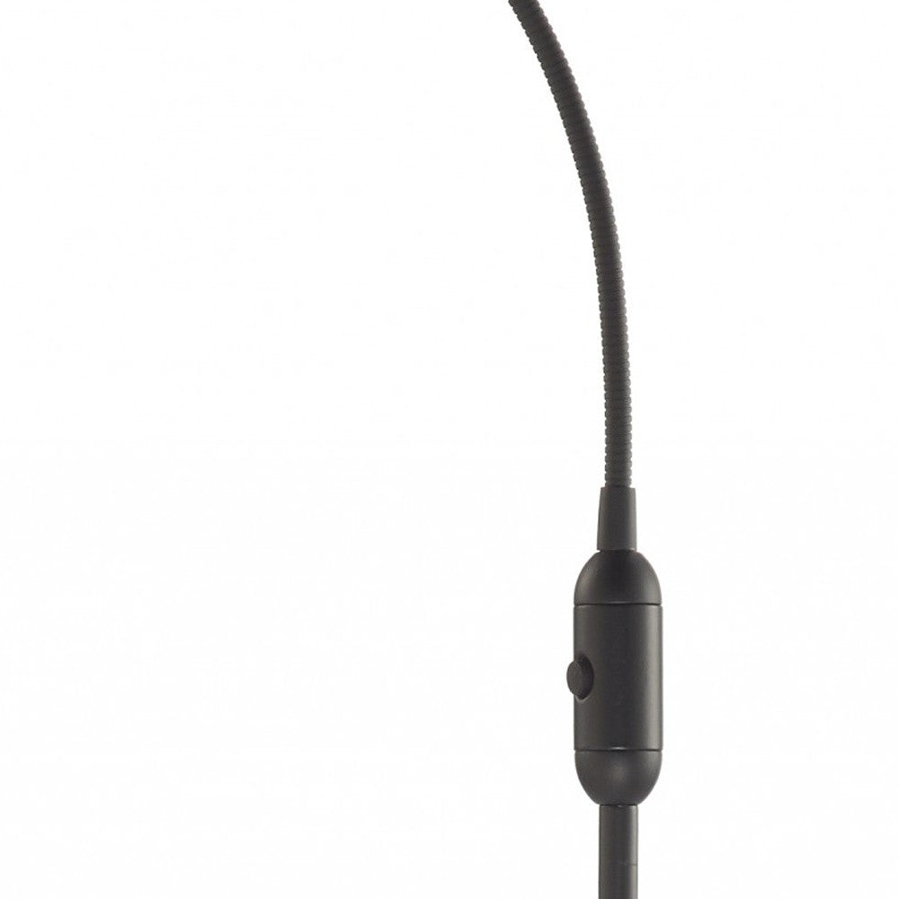 56" Silver LED Arched Floor Lamp With Silver