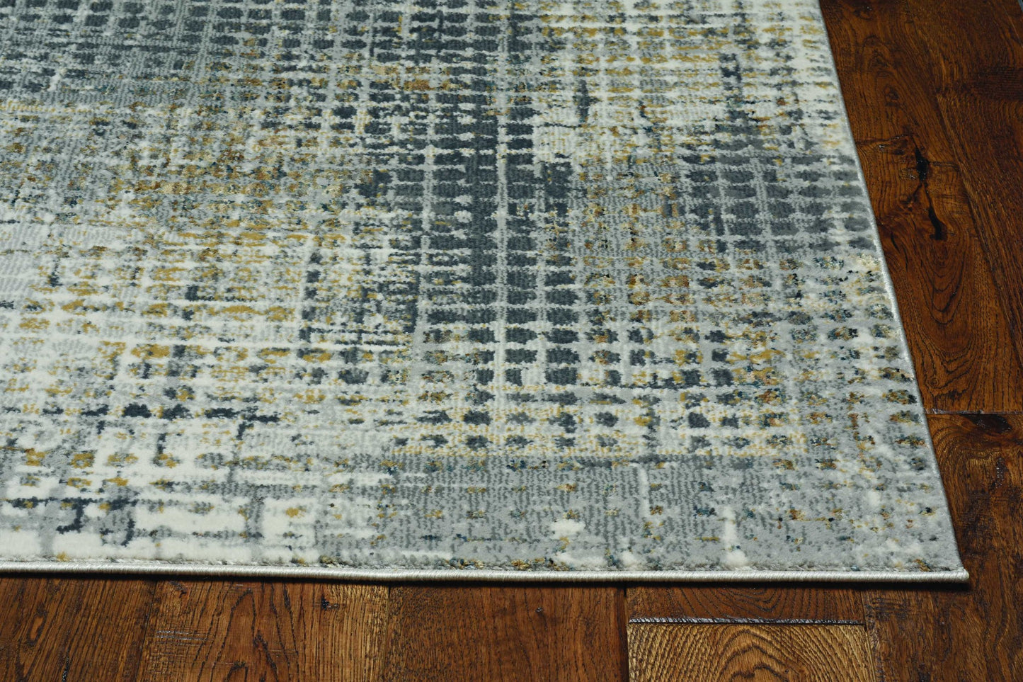 8' Ivory Red And Gray Southwestern Runner Rug