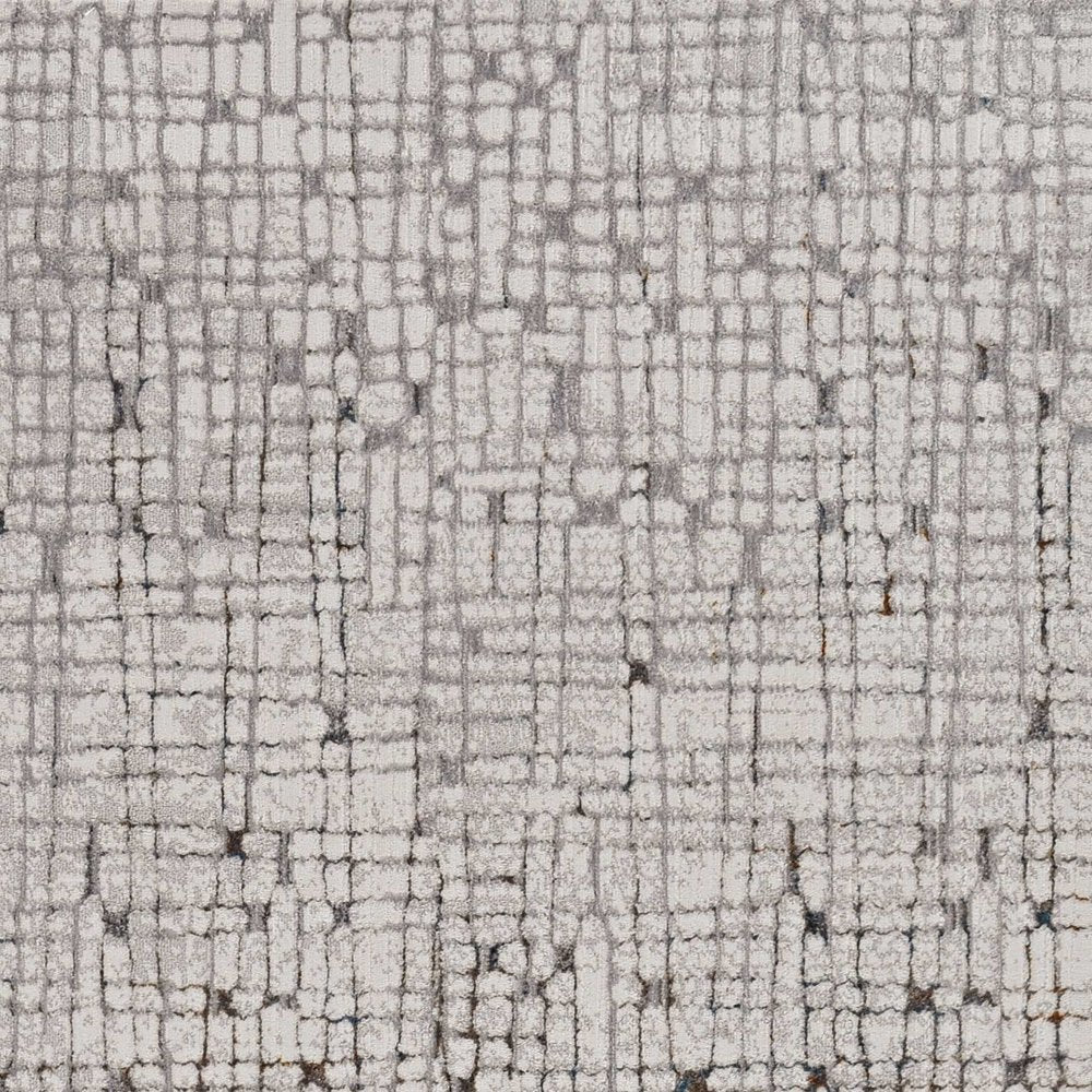 5' X 8' Gray And Black Abstract Distressed Area Rug