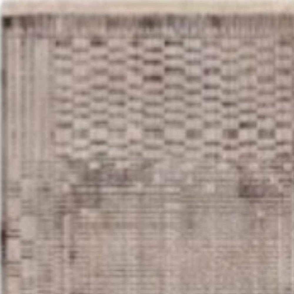 4' X 6' Beige And Brown Abstract Area Rug