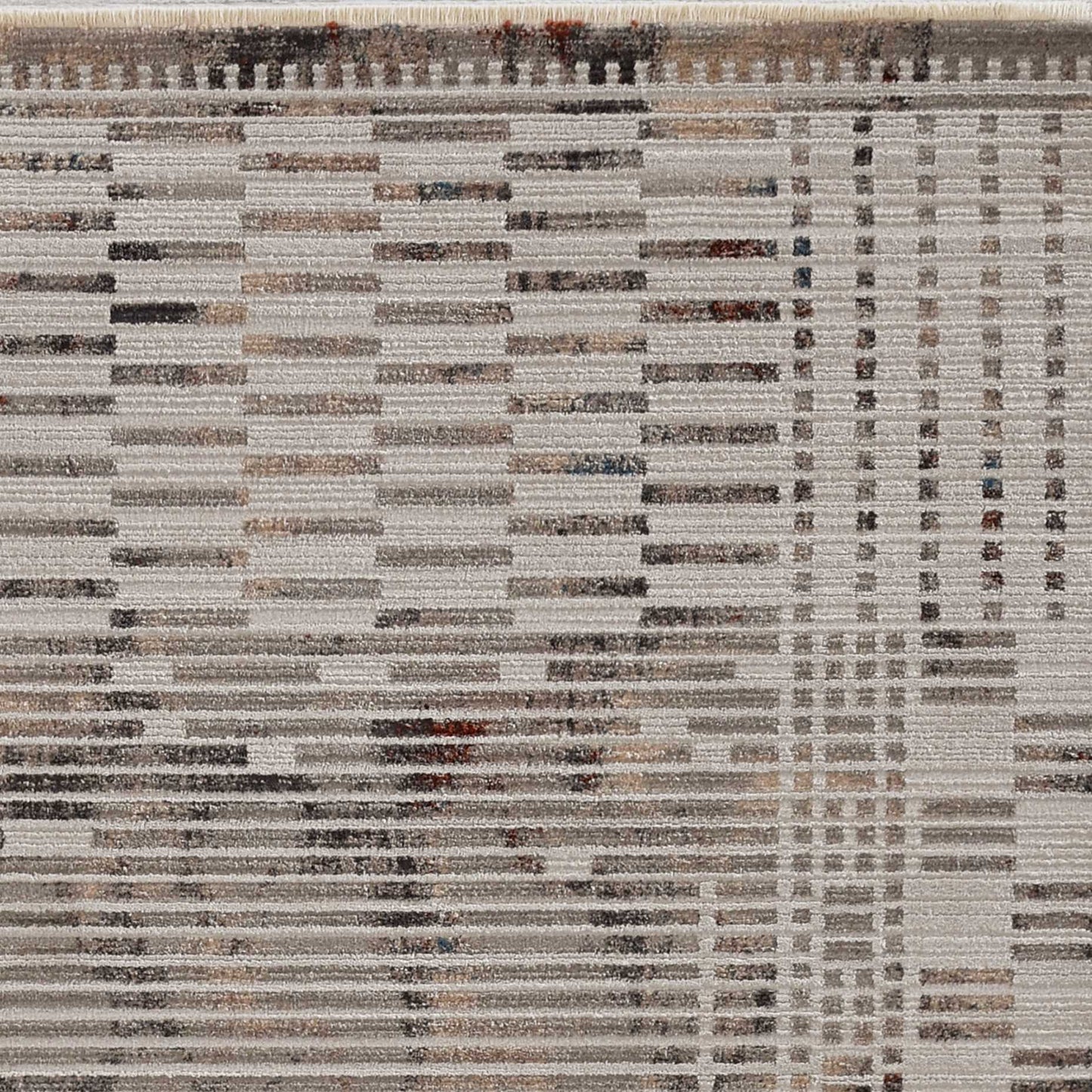 4' X 6' Beige And Brown Abstract Area Rug
