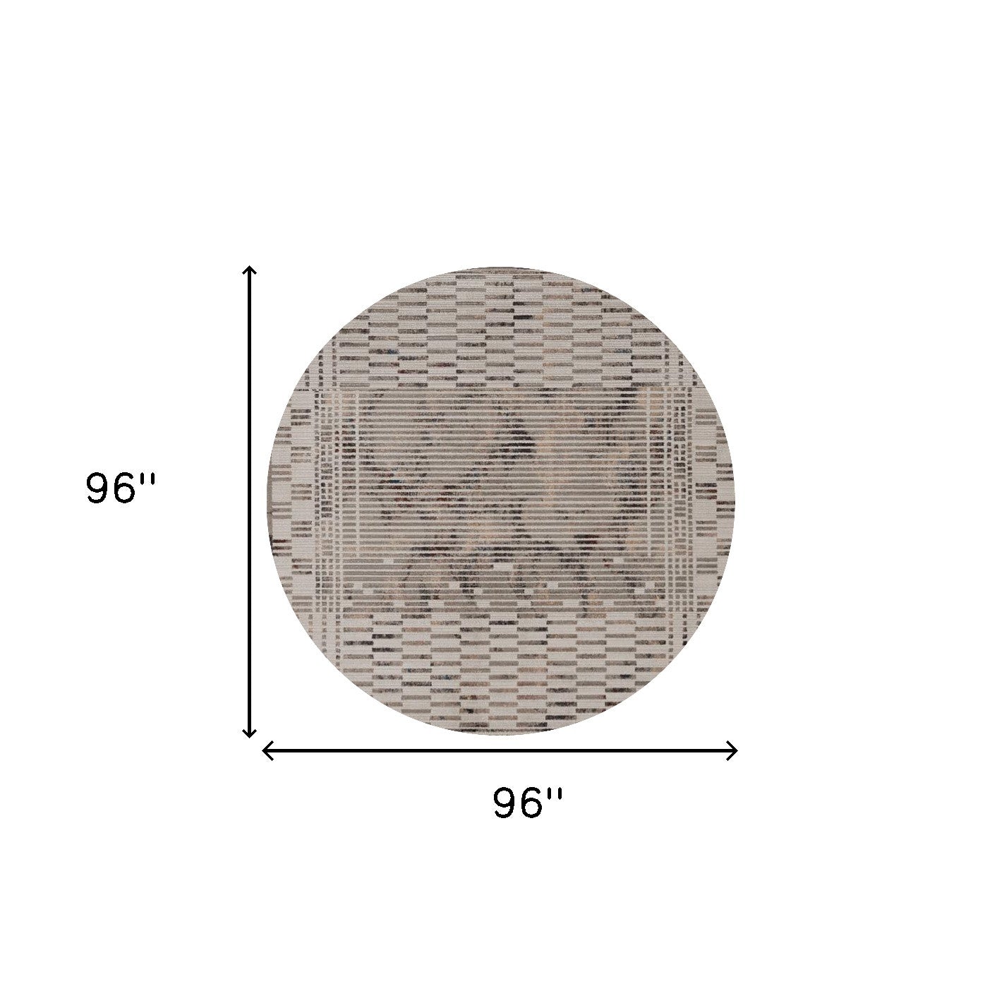 4' X 6' Beige And Brown Abstract Area Rug