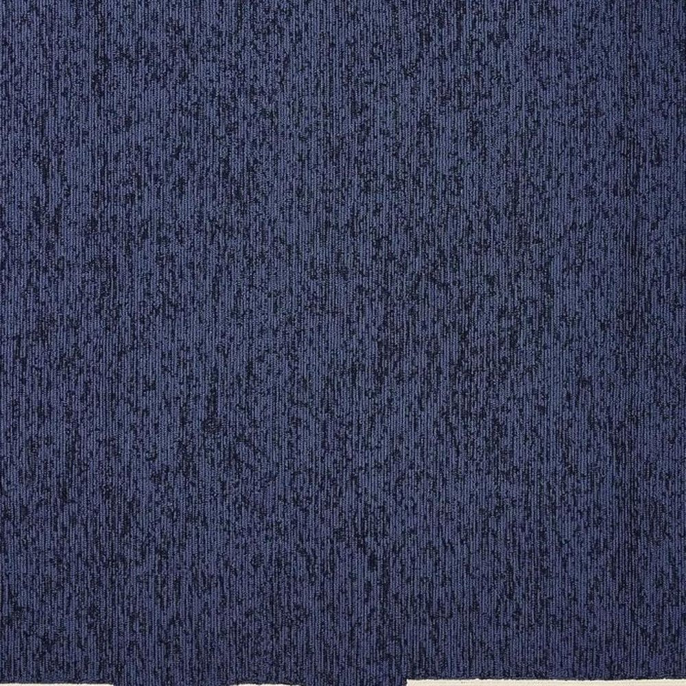 7' Blue And Ivory Square Geometric Handmade Indoor Outdoor Area Rug