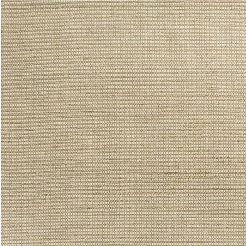 7' X 10' Tan and Ivory Wool Hand Woven Area Rug