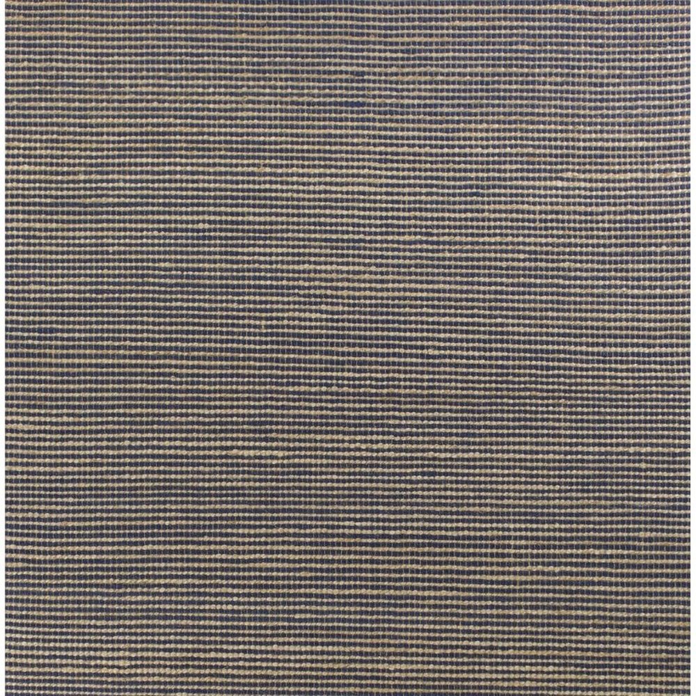 8' X 11' Blue And Beige Abstract Hand Woven Area Rug