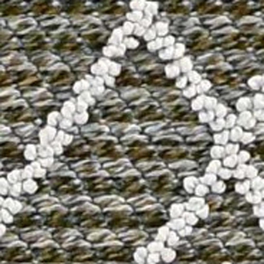 8' X 10' Gray Geometric Indoor Outdoor Area Rug