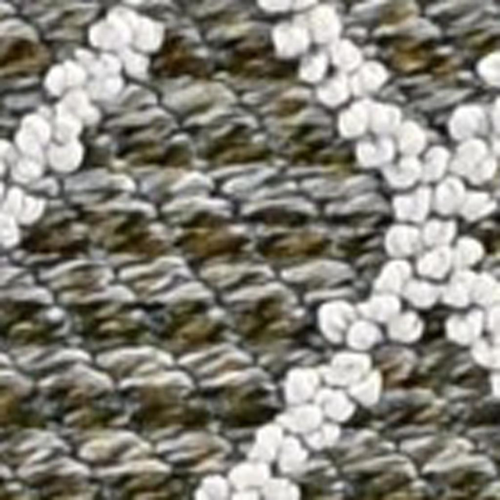 8' X 10' Gray Geometric Indoor Outdoor Area Rug