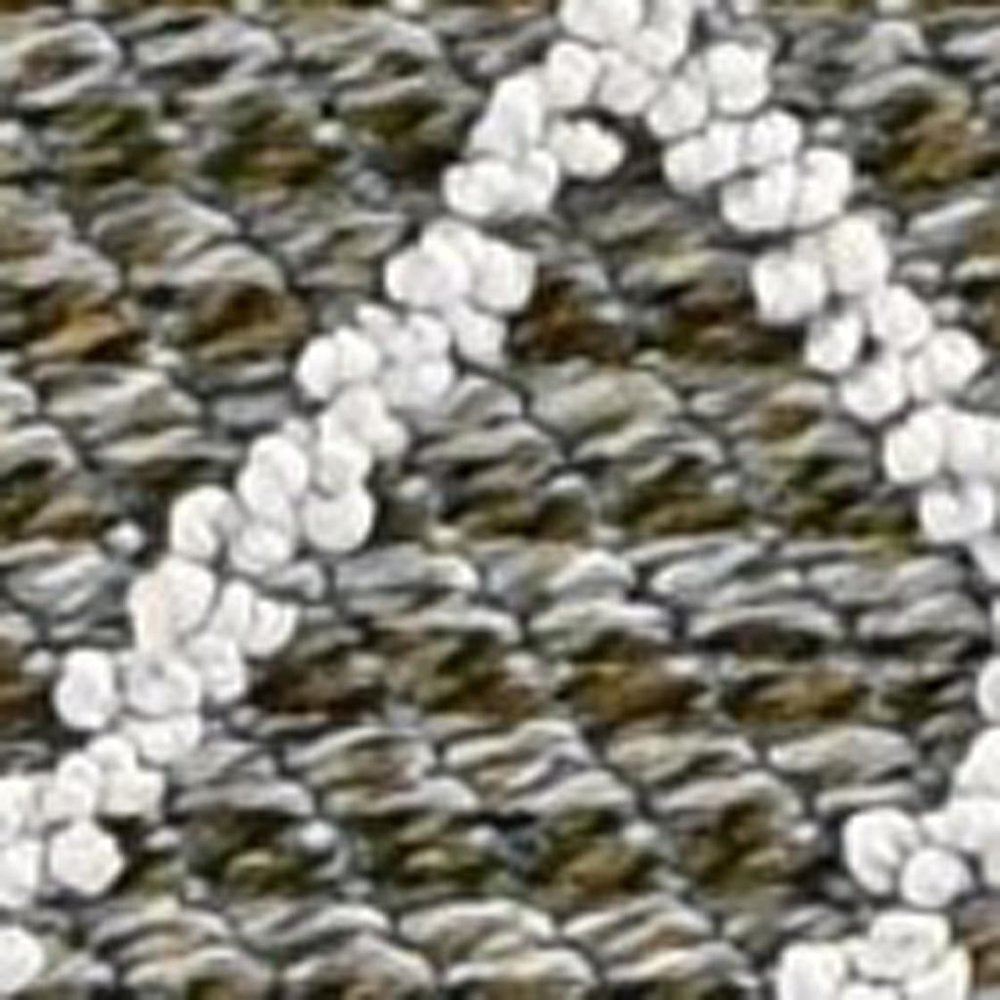 8' X 10' Gray Geometric Indoor Outdoor Area Rug