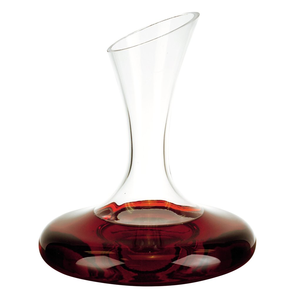 2 X 75 X 95 Mouth Blown Crystal Lead Free Wine Carafe 32 Oz