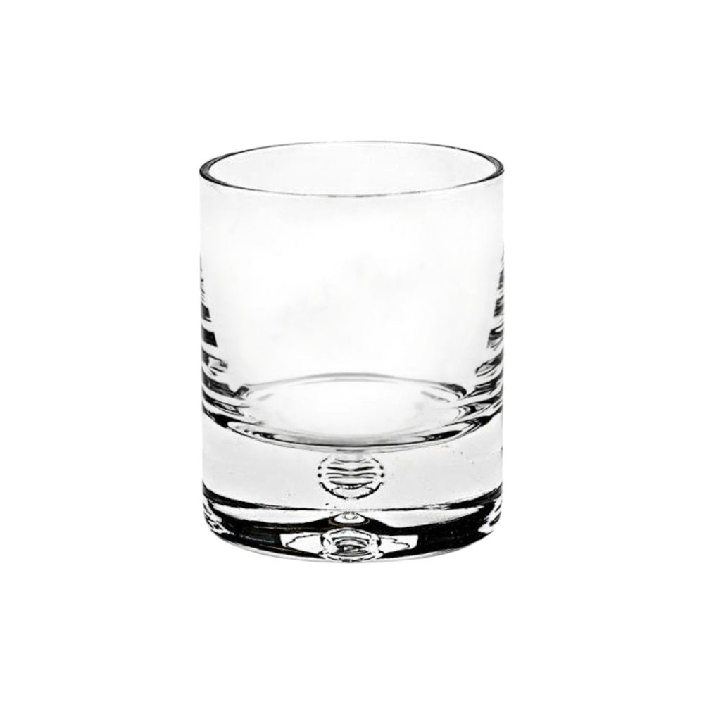 Set of Four Clear Crystal Rocks Old Fashion Glasses