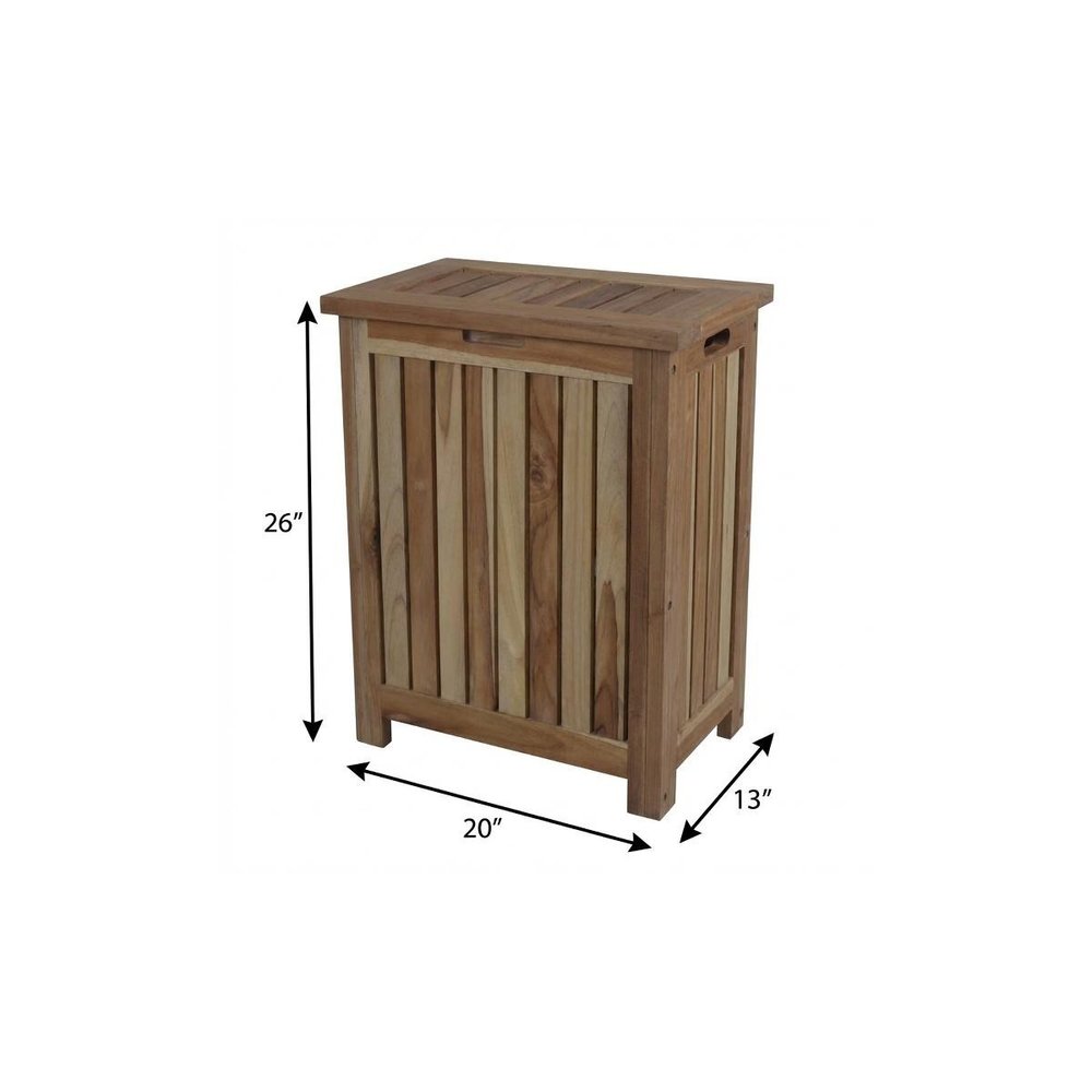 20" Natural Solid Wood Shaker Style Single Door Bathroom Cabinet