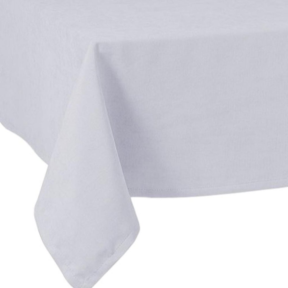 55" X 104" Gray Polyester Tablecloth