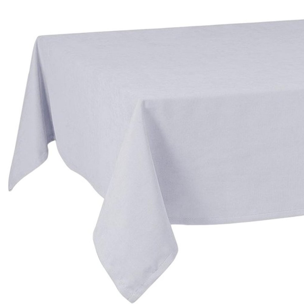 55" X 120" Gray Polyester Tablecloth