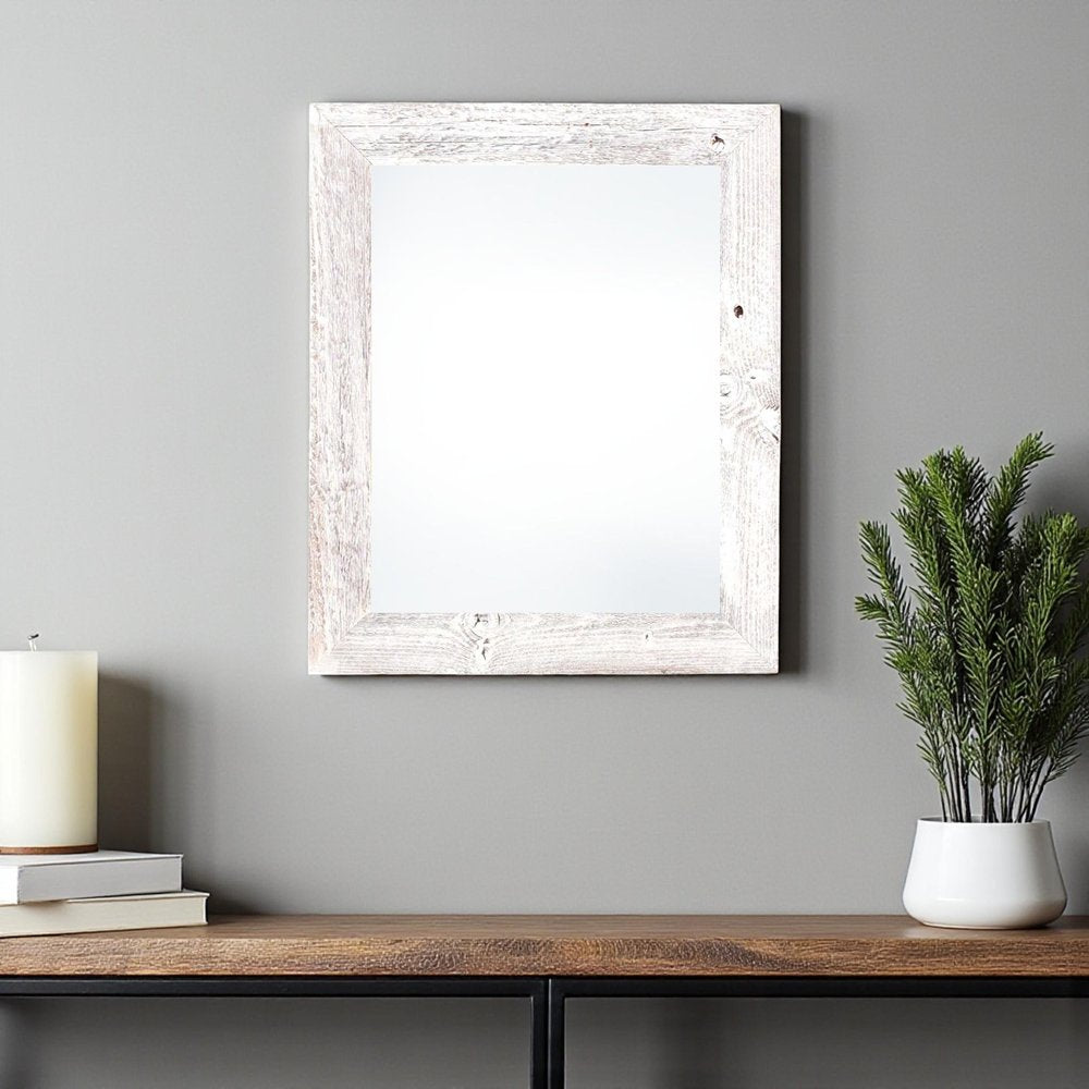 13" x 19" White Wood Hanging Picture Frame