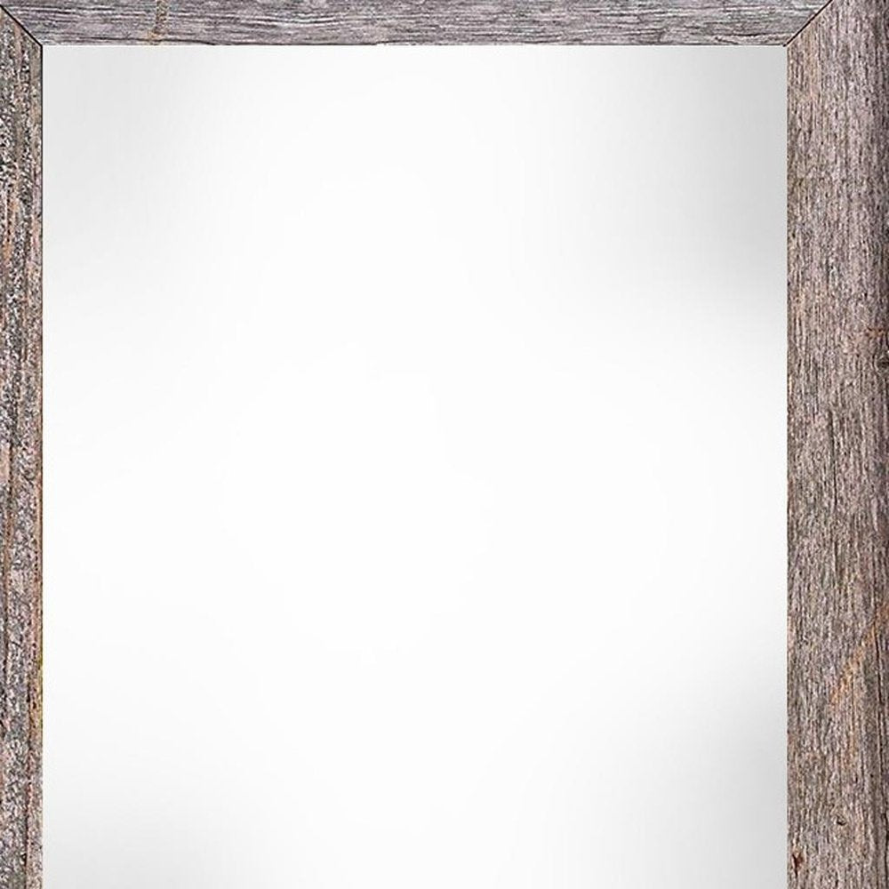 11" x 14" Gray Wood Hanging Picture Frame