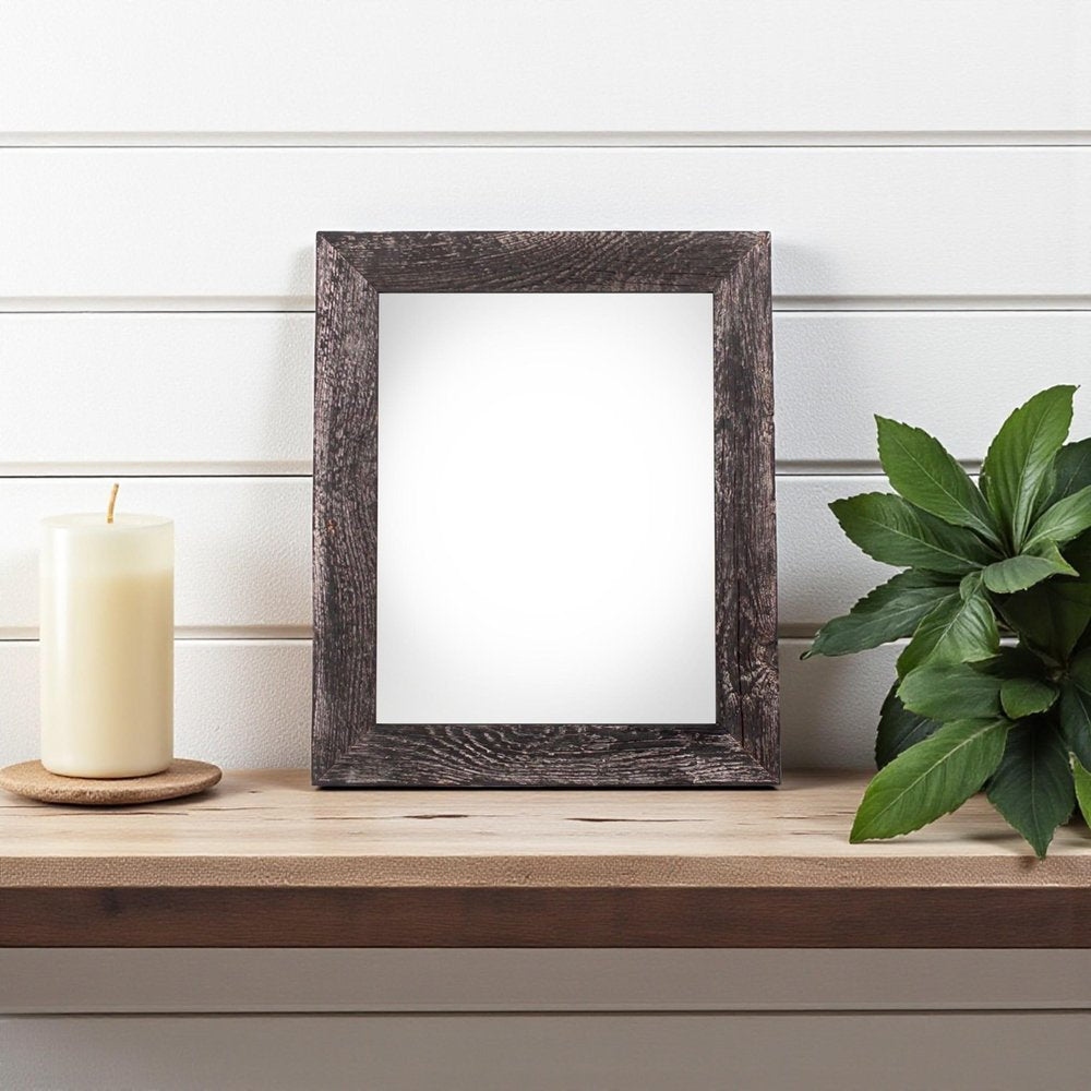 8" x 10" Black Wood Tabletop Picture Frame