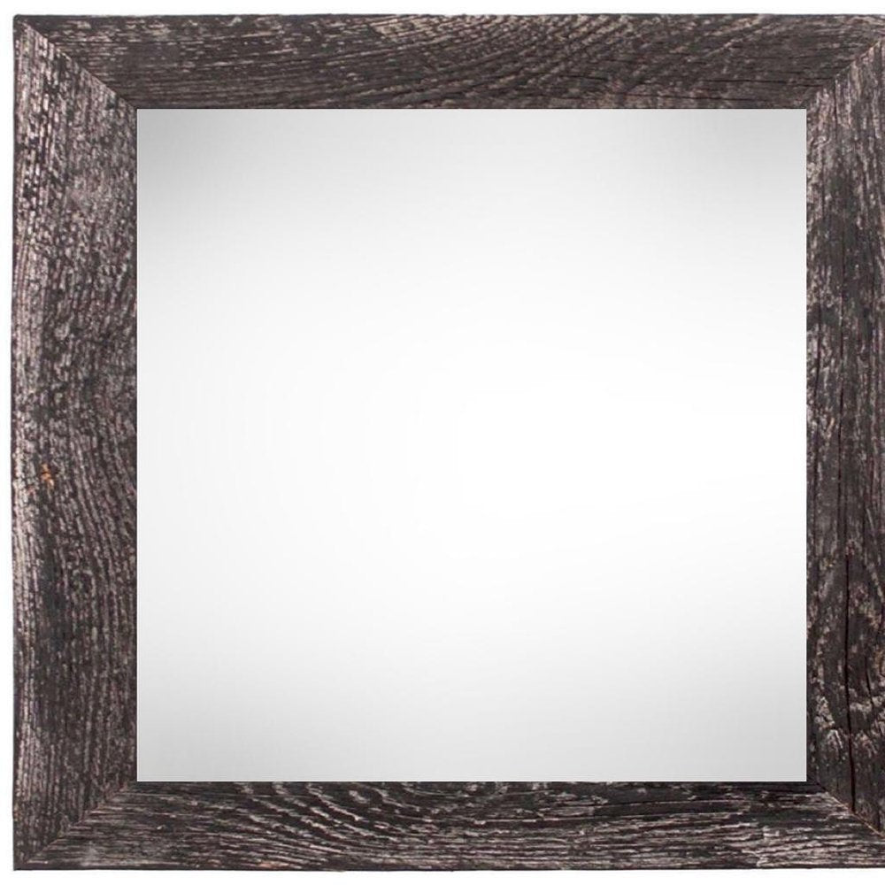 10" x 10" Black Wood Hanging Picture Frame