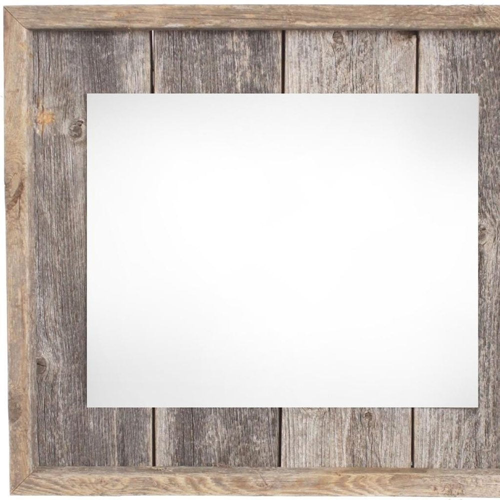 11" x 14" Gray Solid Wood Hanging Picture Frame