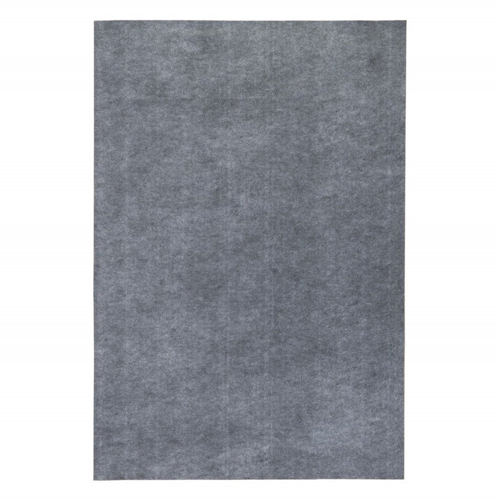 4' x 6' Gray Non Slip Rug Pad
