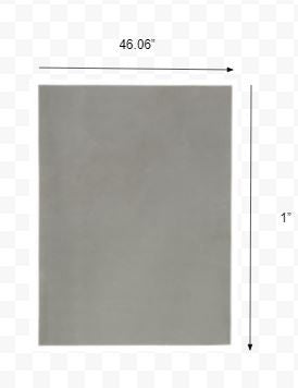 4' x 6' Gray Non Slip Rug Pad