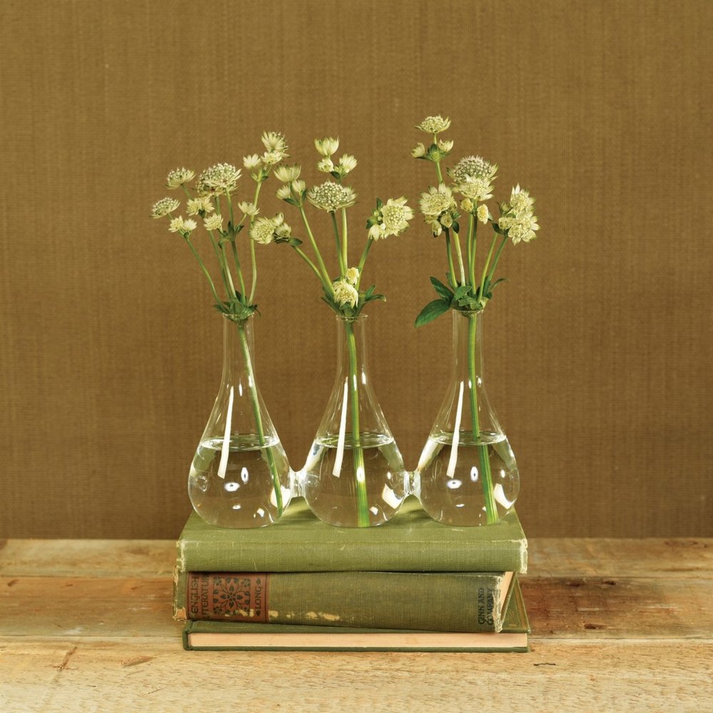 5" Clear Bud Crystal Glass Table Vase