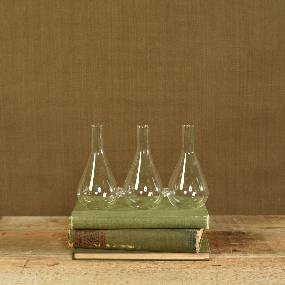 5" Clear Bud Crystal Glass Table Vase