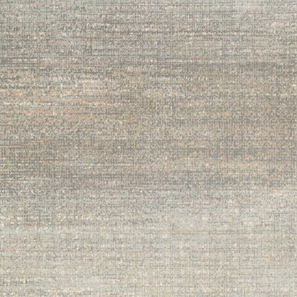5' X 8' Gray And Green Abstract Distressed Area Rug