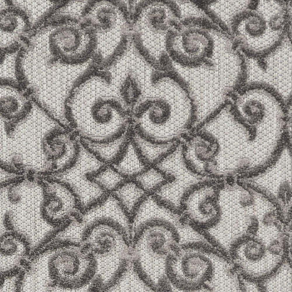 10' Gray Indoor Outdoor Area Rug