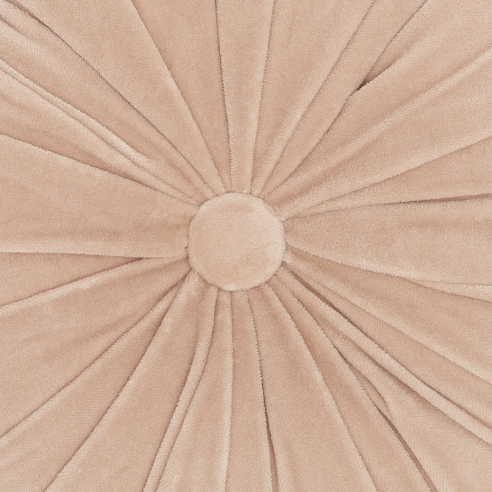 16" X 16" Light Pink Round Velvet