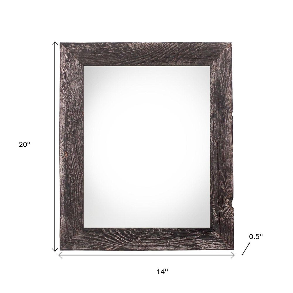 11" x 17" Black Solid Wood Hanging Picture Frame