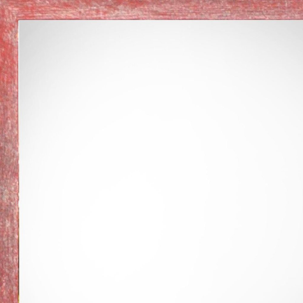 4" x 6" Red Solid Wood Tabletop Picture Frame