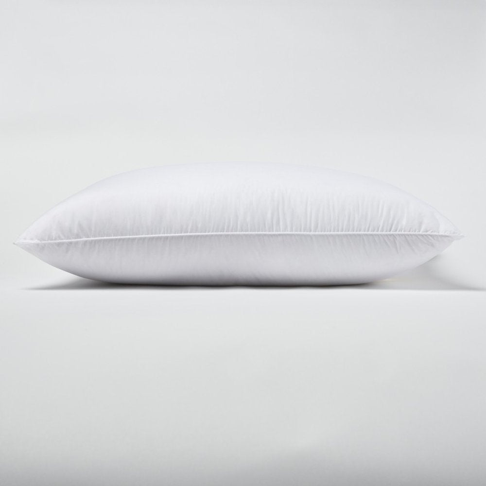 100% Cotton Lux Sateen Down Alternative Medium King Size Bed Pillow