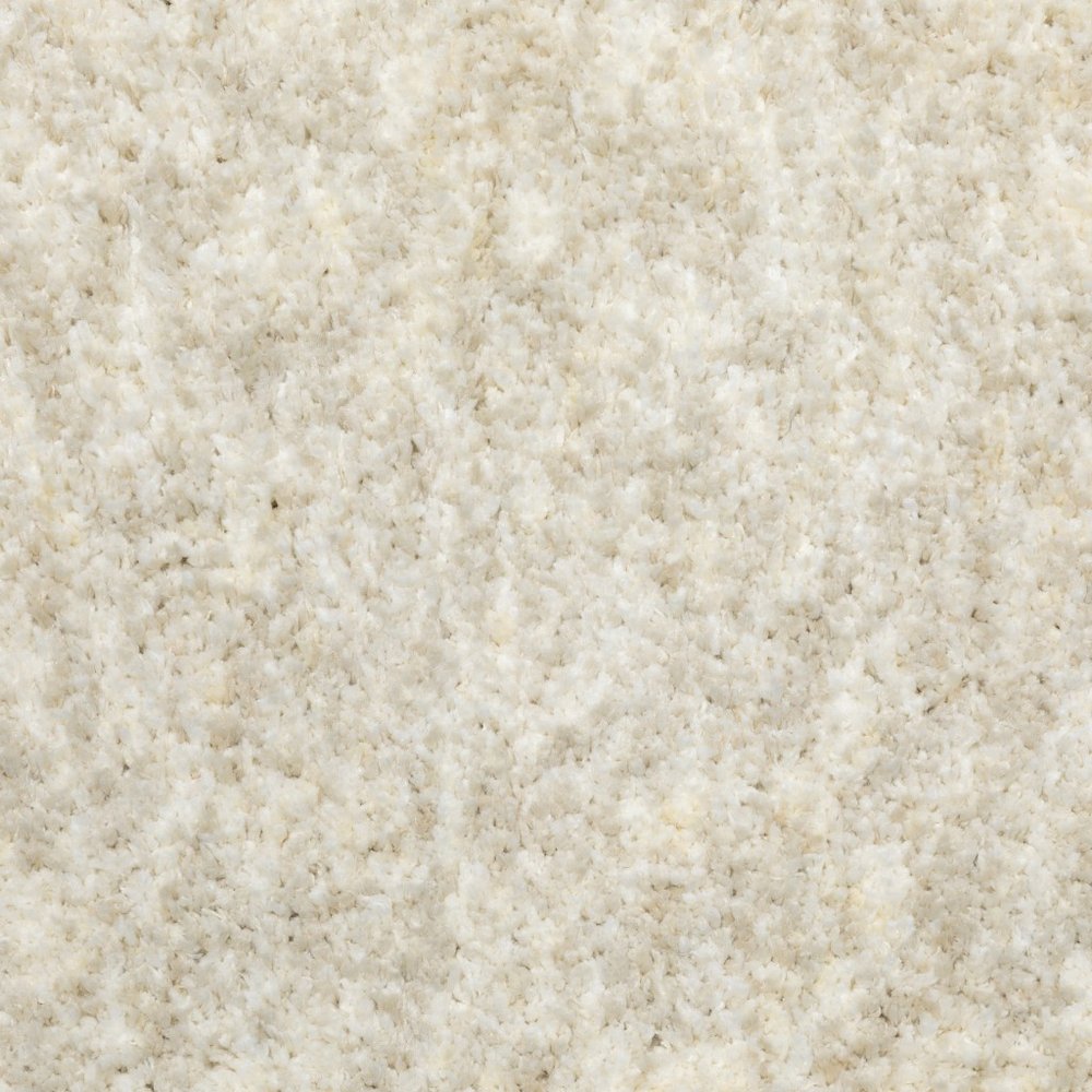 3' X 5' Ivory Shag Hand Tufted Area Rug