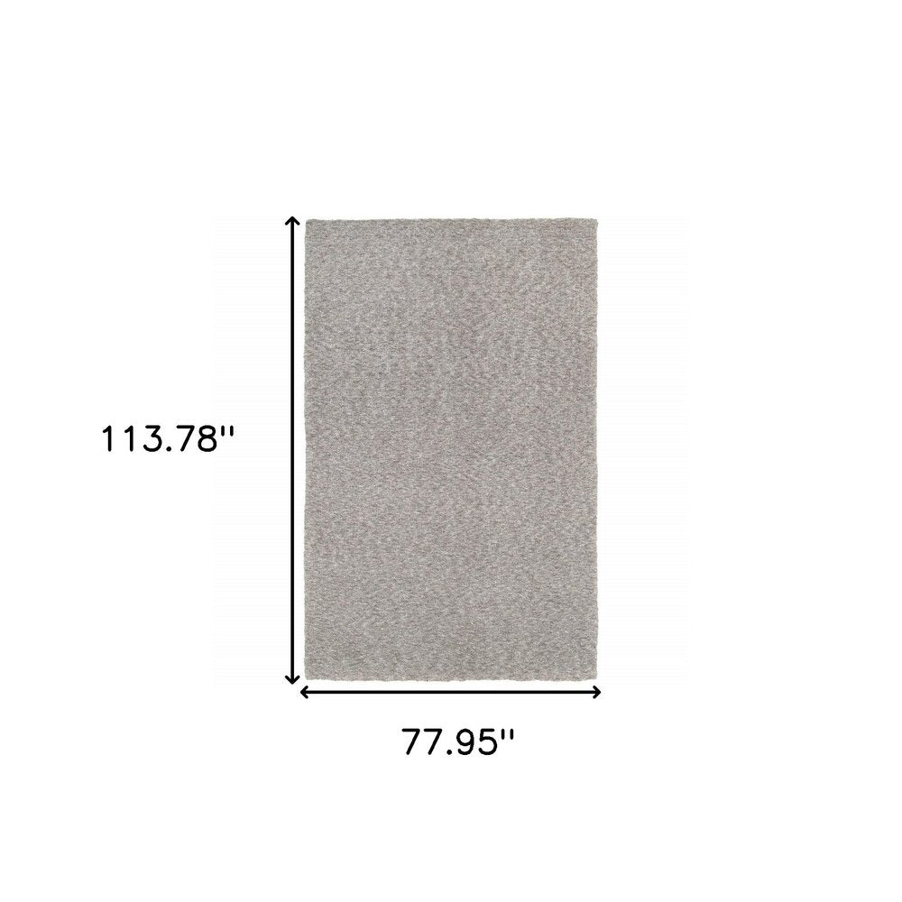 3' X 5' Modern Shaggy Soft Gray Indoor Area Rug