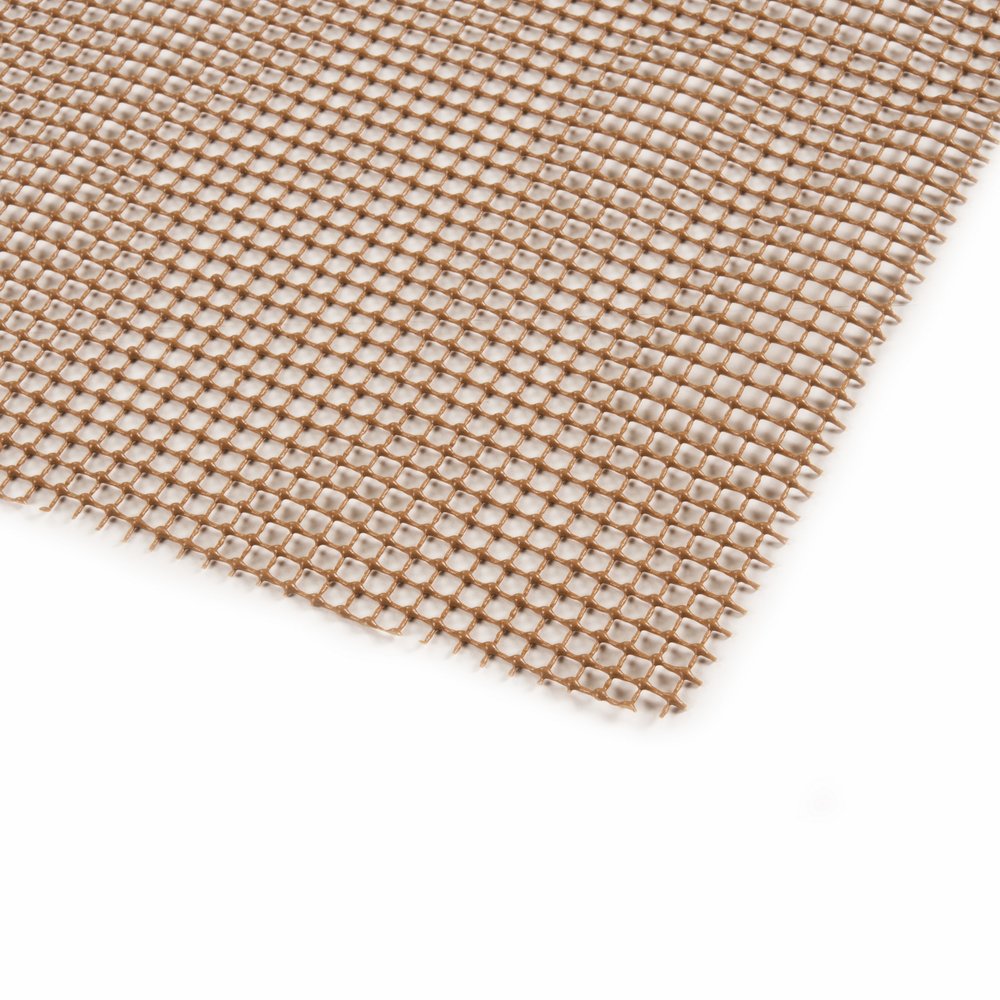 8' Round Brown Non Slip Indoor Outdoor Rug Pad