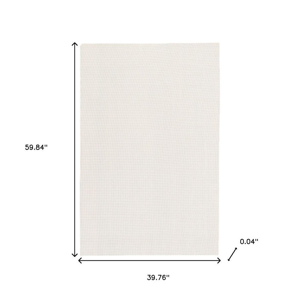 6' X 8' Beige Non Slip Rug Pad