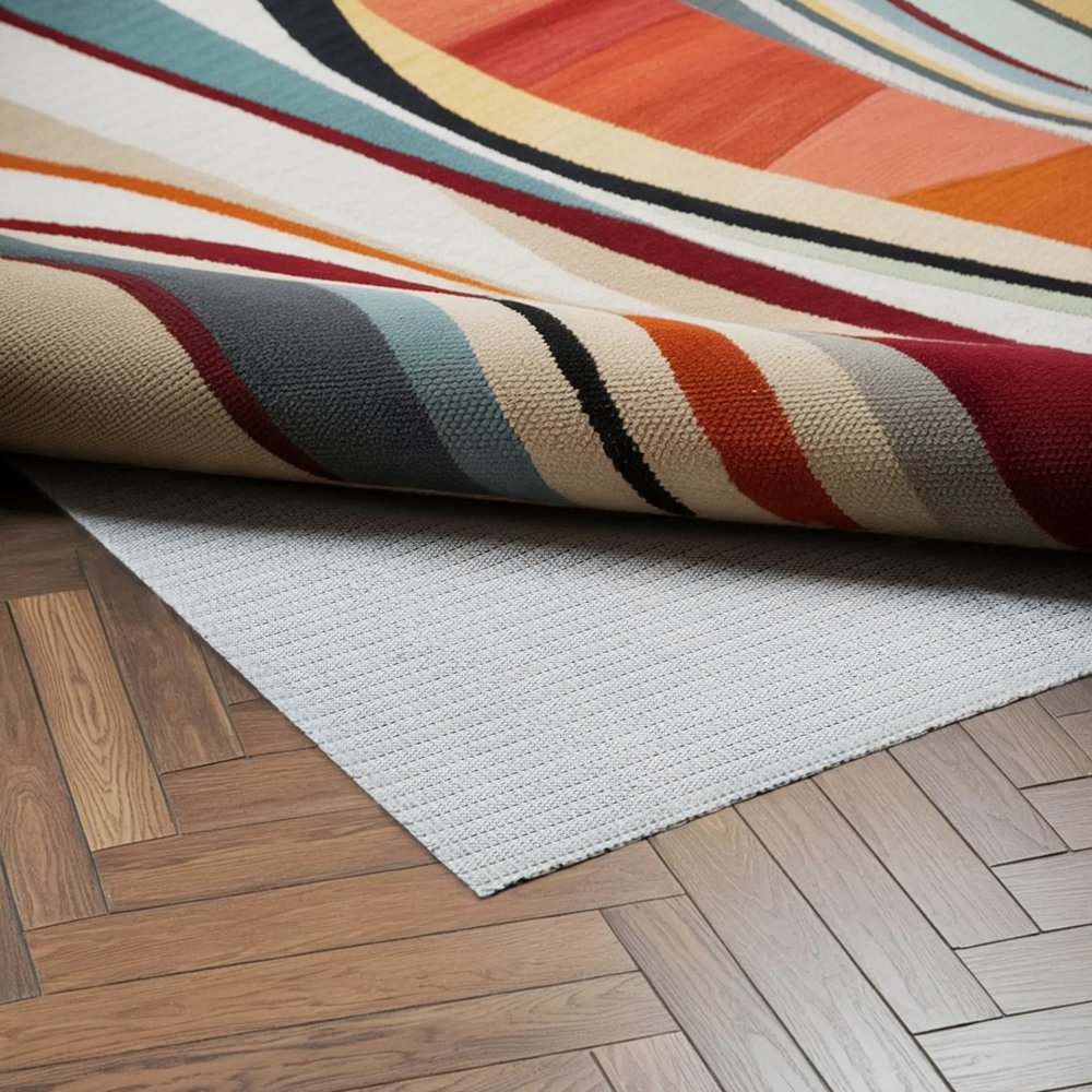 6' X 8' Beige Non Slip Rug Pad