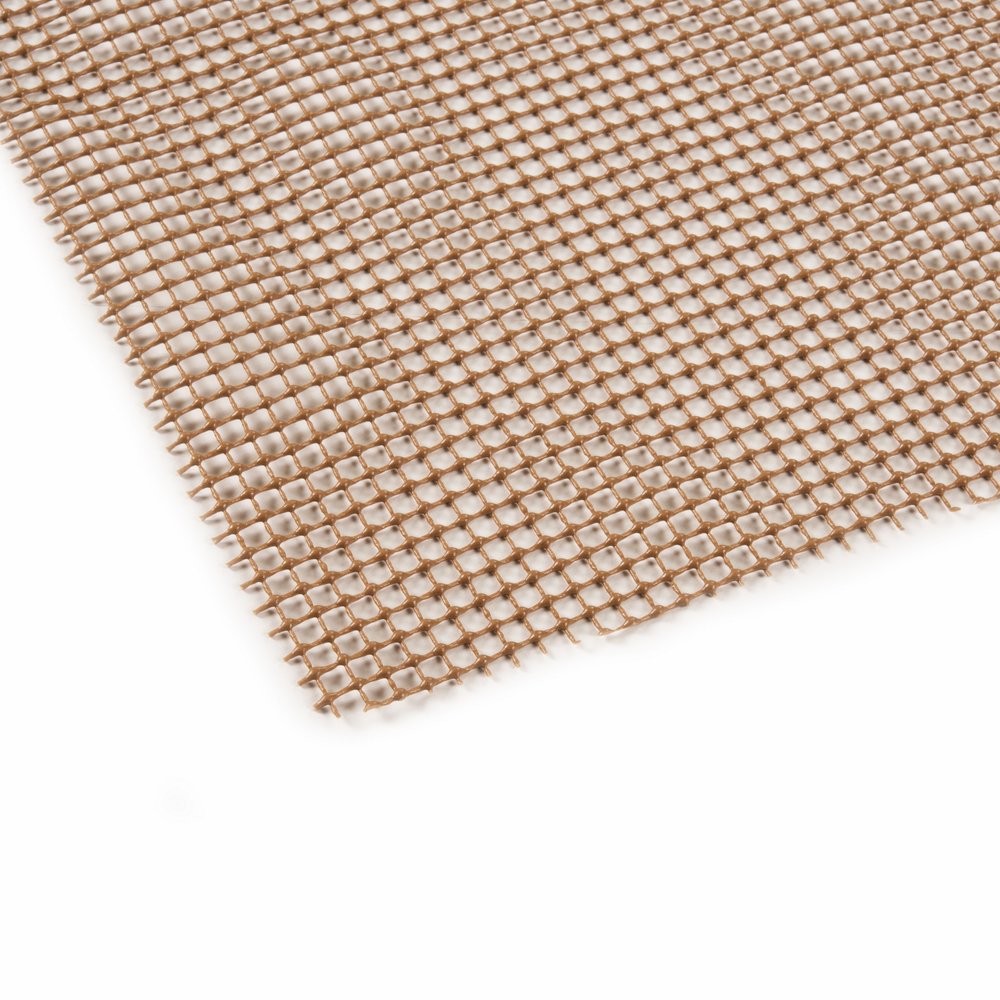 8' Round Brown Non Slip Indoor Outdoor Rug Pad
