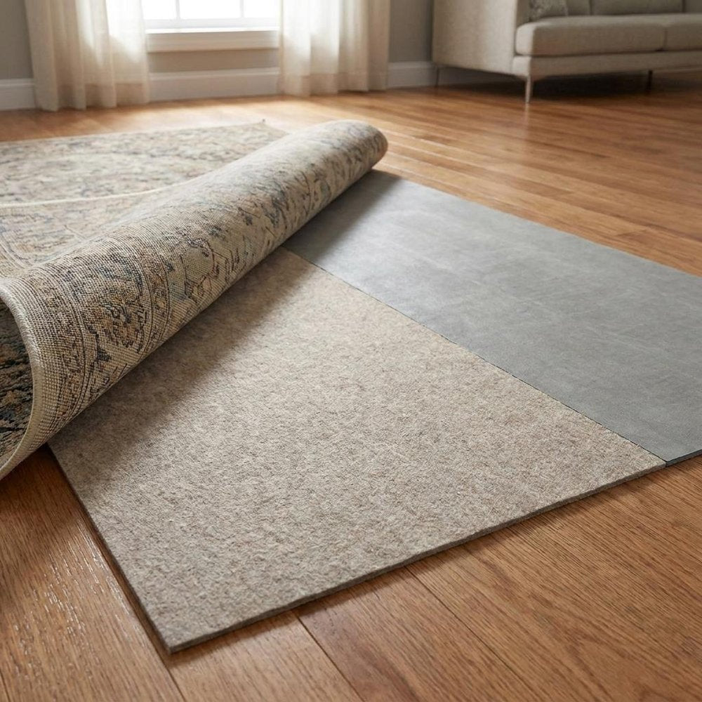 2' x 4' Gray Non Slip Rug Pad