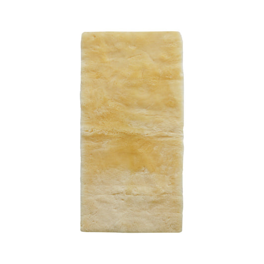 2' X 5' Natural Off White Medical Grade Double Sheepskin Throw Blanket