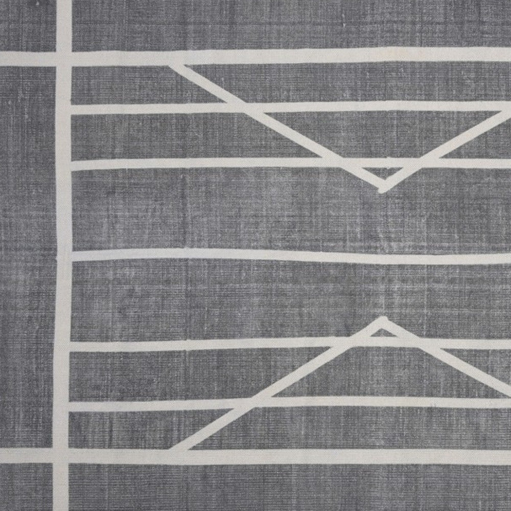 4' X 6' Gray Area Rug