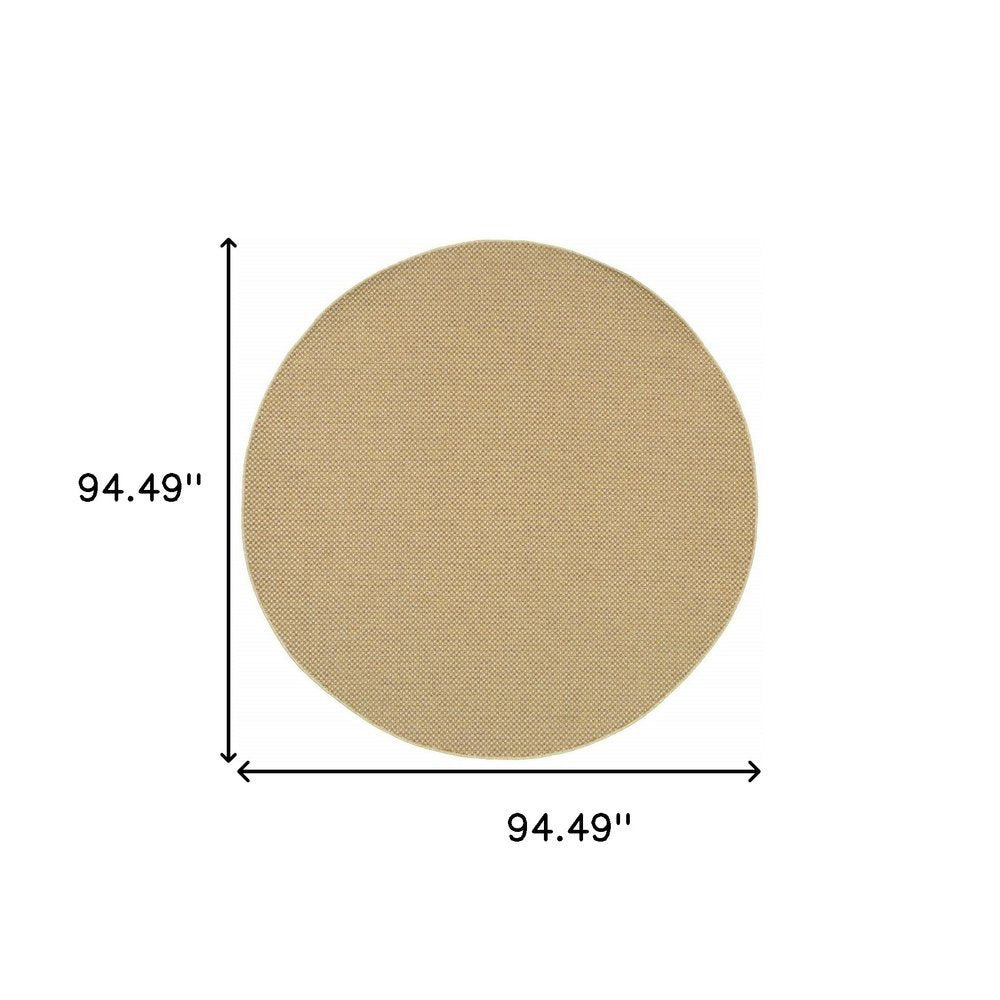 2' X 4' Beige Indoor Outdoor Area Rug